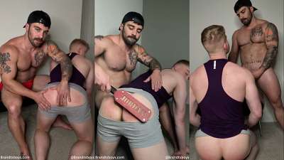 Brandt’s Boys – Spanking My Boy Until His Ass Turns Daddy’s Favorite Color – Jordan & Alek