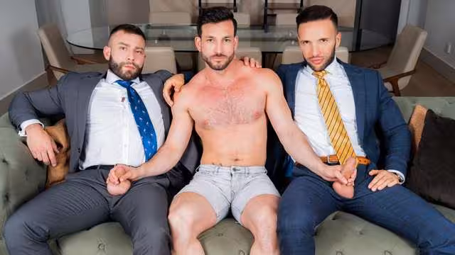 MenAtPlay – Suited Hustler 3 – Diego Reyes, Donato Reyes & Javi Gray