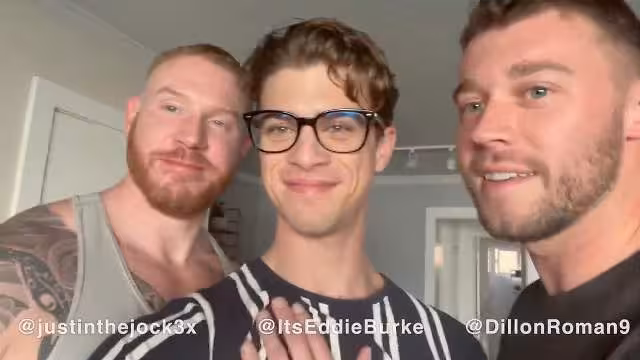 OnlyFans – Dillon Roman, Justin the Jock & Eddie Burke – Part 1