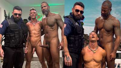 OnlyFans – We Went Streaking And Got Cought – Joe Silver, Jax Thirio & Officer Moose